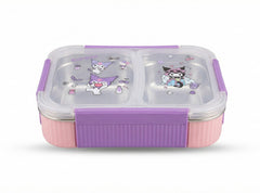 Pink Stainless Steel Lunch Box with Lid – Kids School Container