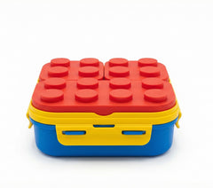 Lego Style Lunch Box – Multicolor Plastic Container