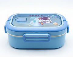 Blue Plastic Lunch Box – Kids School Container