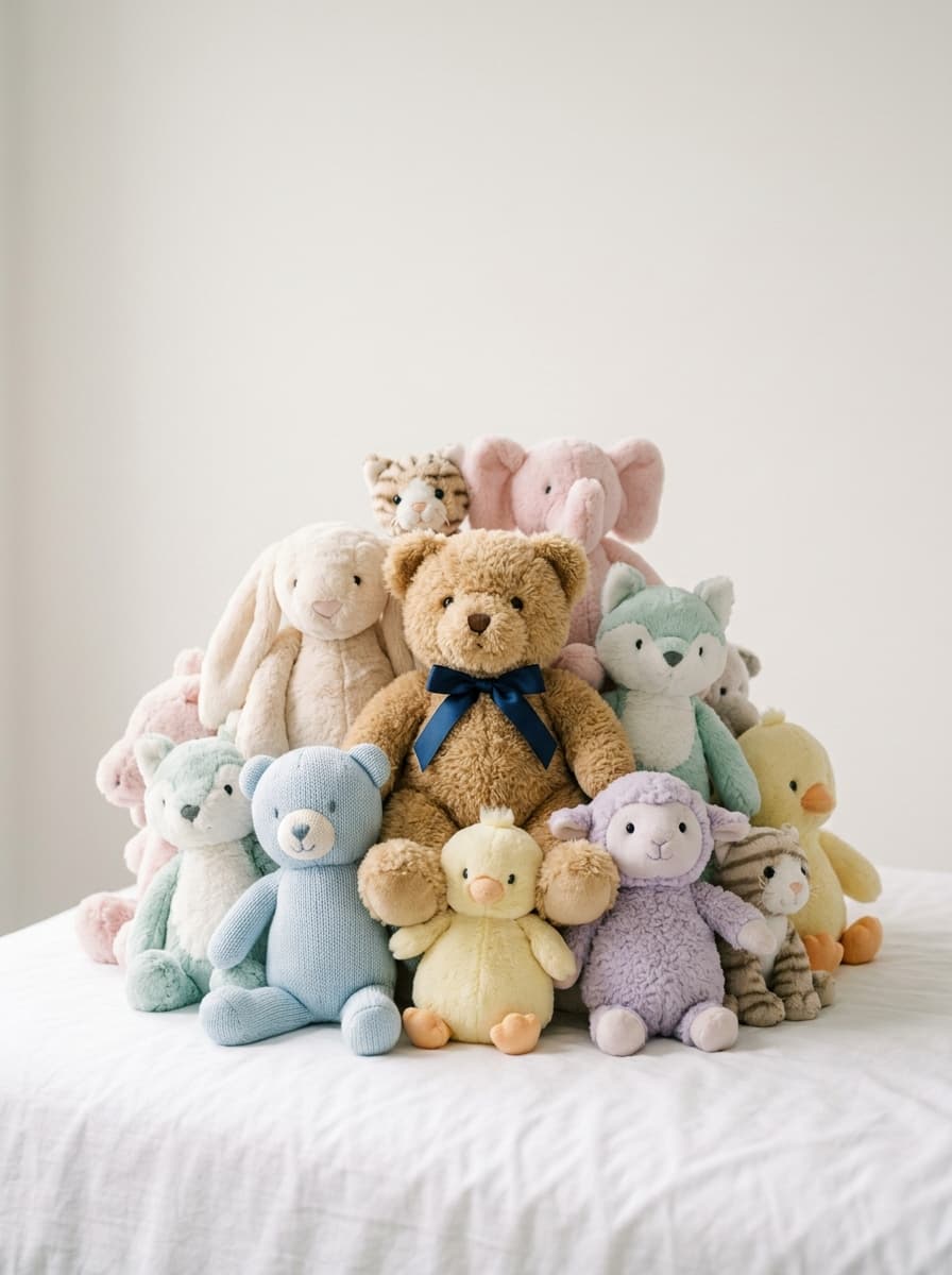 Plush soft toys and stuffed animals
