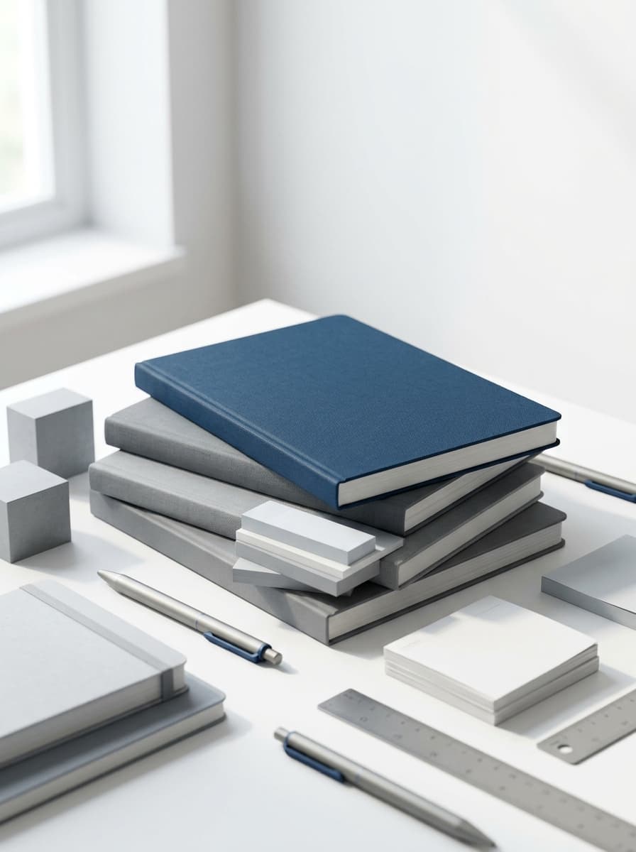 Stationery paper and school supplies
