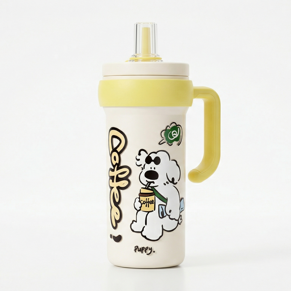 Yellow Stainless Steel Mug – Insulated Coffee Mug