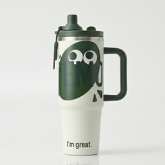 Green Stainless Steel Tumbler – Insulated Travel Cup