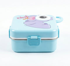 Blue Stainless Steel Lunch Box with Compartments – Kids Container