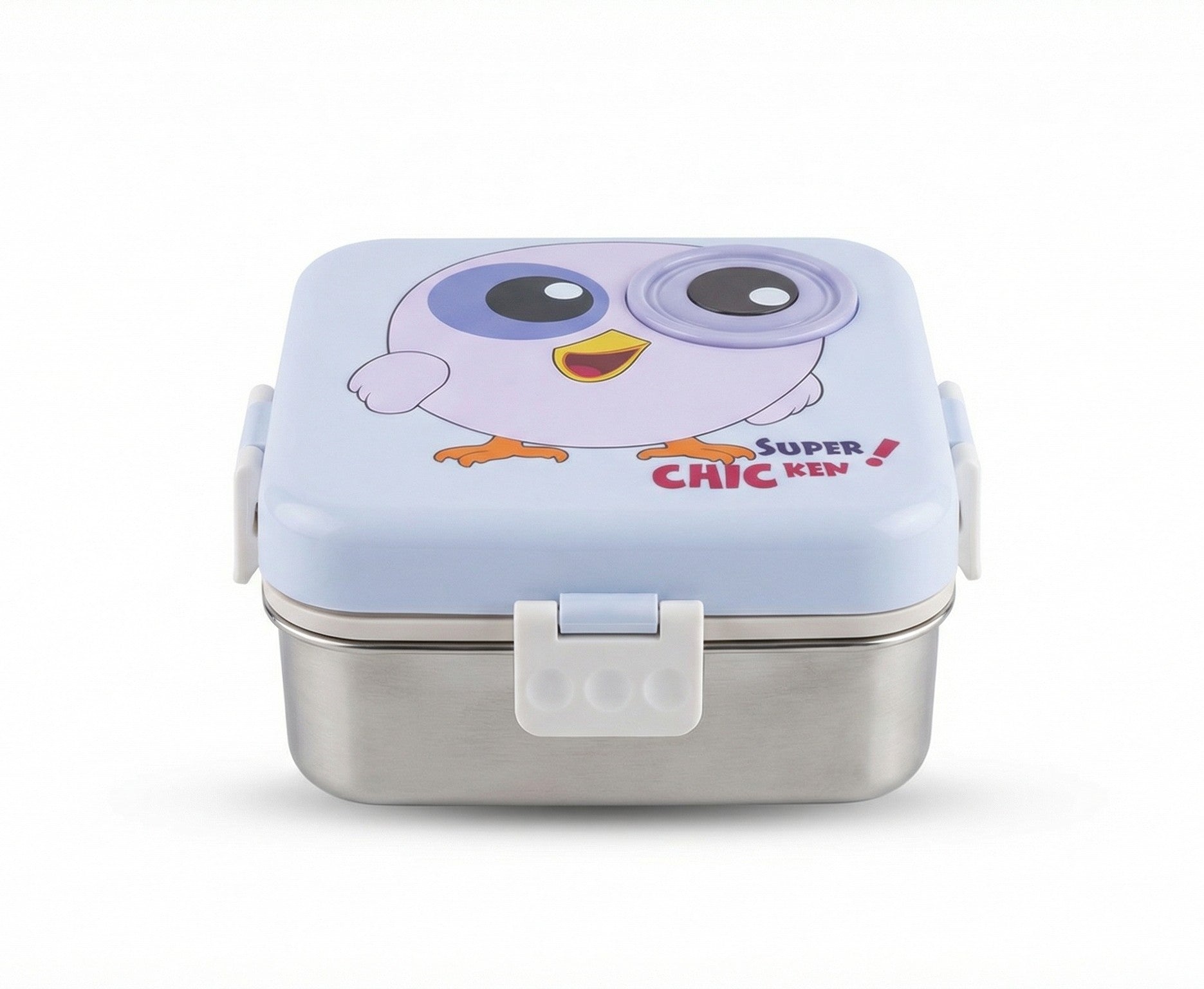 Blue Stainless Steel Lunch Box – Kids School Container