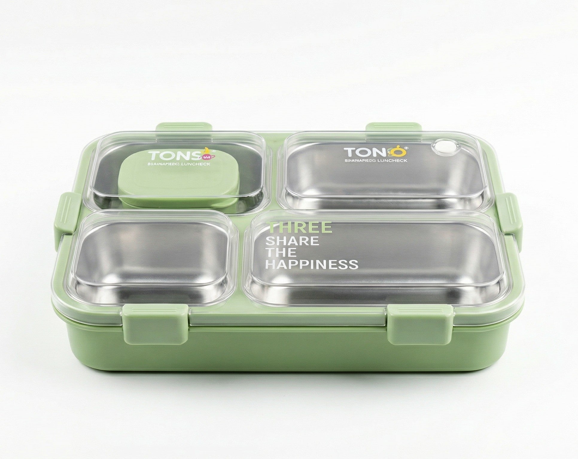 Steel Lunch Box with Lid – Secure School and Work Container