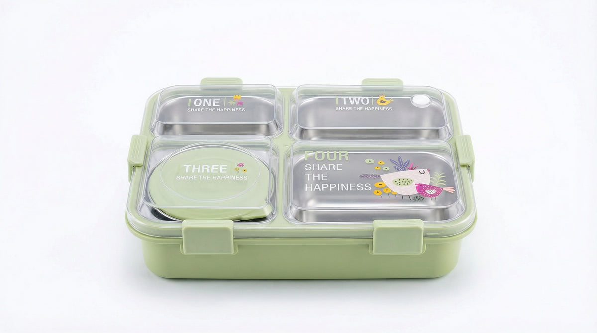 Stainless Steel Lunch Box – Leak-Resistant Food Container
