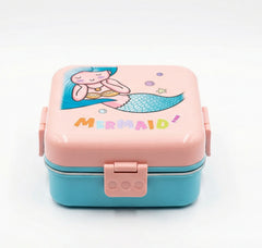 Blue Stainless Steel Lunch Box with Compartments – All Ages Container