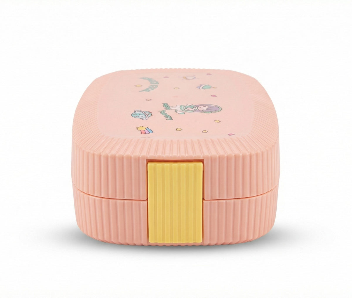 Pink Steel Lunch Box with Compartments – Kids Leak Proof Container