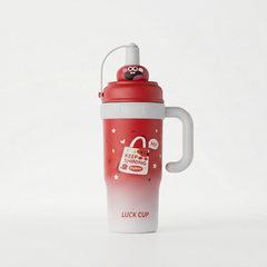 Red Stainless Steel Tumbler – Insulated Travel Cup