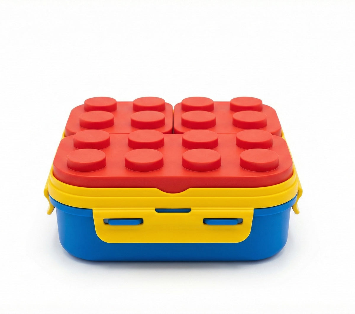 Lego Style Lunch Box – Multicolor Plastic Container