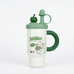 Green Stainless Steel Tumbler – Insulated Travel Cup