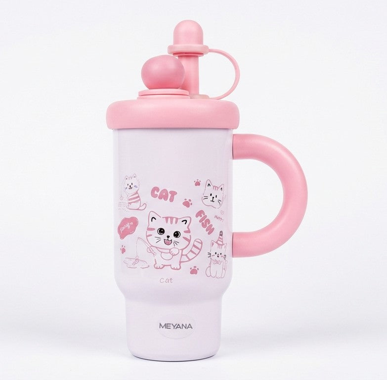 Pink Stainless Steel Tumbler – Insulated Travel Cup