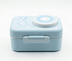 Blue Stainless Steel Lunch Box with Compartments – All Ages Container