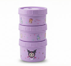 Purple Insulated Steel Lunch Tote – Kids Food Carrier