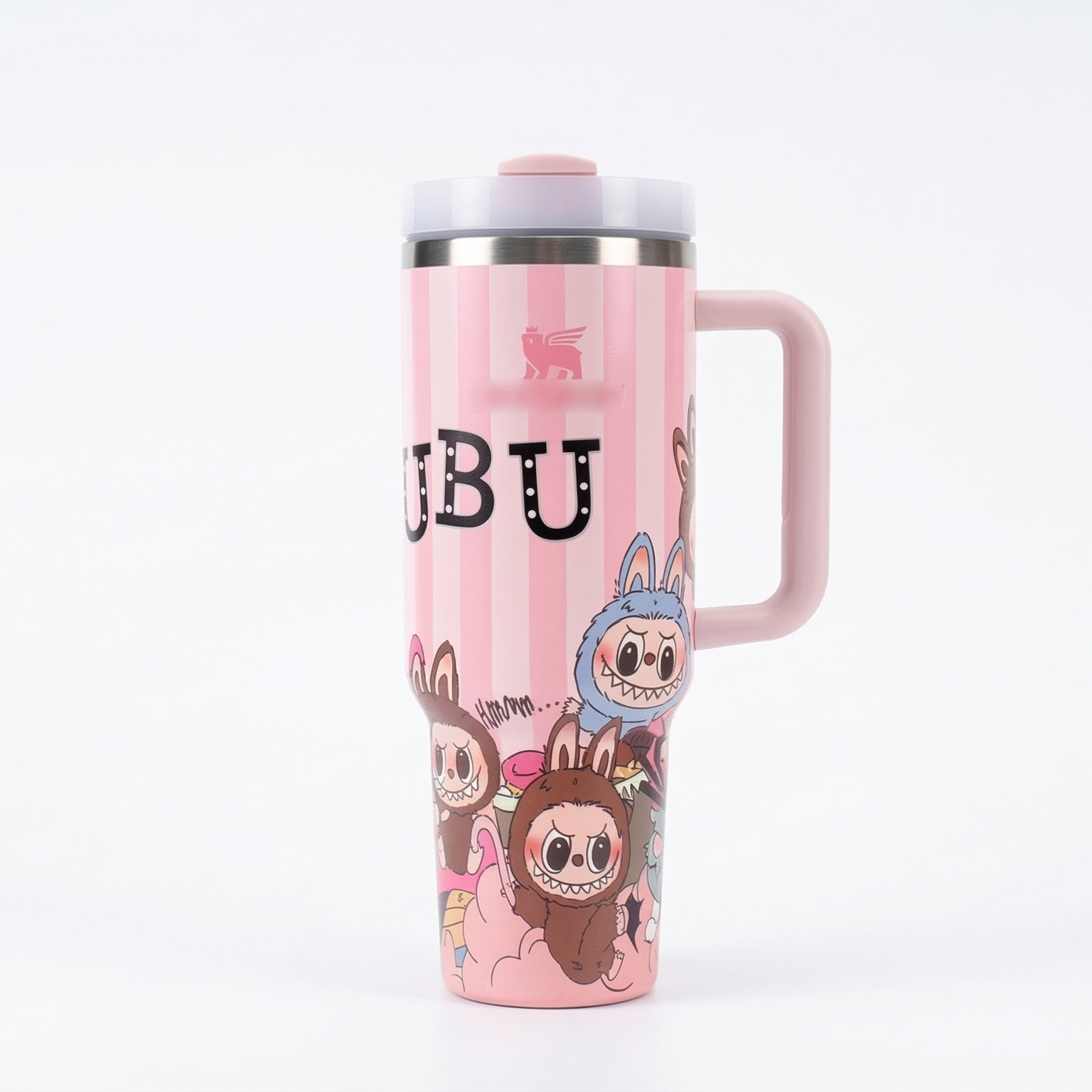 Pink Stainless Steel Stanley Lubobo Tumbler – Insulated Travel Cup