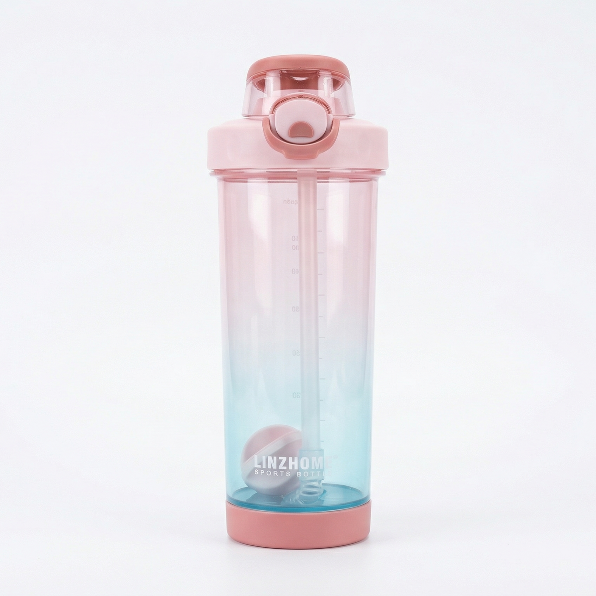 Pink Blue Gym Water Bottle Pakistan – Sports Shaker Bottle